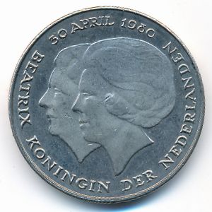 Нидерланды, 2 1/2 гульдена (1980 г.)