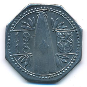 Франкенталь., 10 пфеннигов (1918 г.)