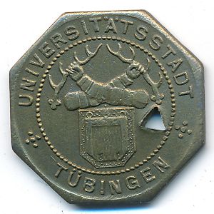 Тюбинген., 10 пфеннигов (1917 г.)