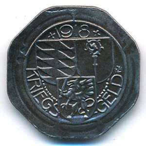 Оберндорф., 10 пфеннигов (1918 г.)