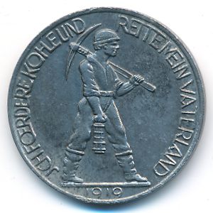 Дюрен., 25 пфеннигов (1919 г.)