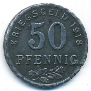 Hattingen, 50 пфеннигов, 1918