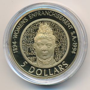 Австралия, 5 долларов (1994 г.)