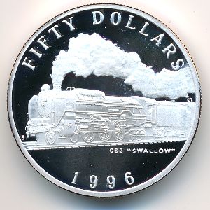 Маршалловы острова, 50 долларов (1996 г.)