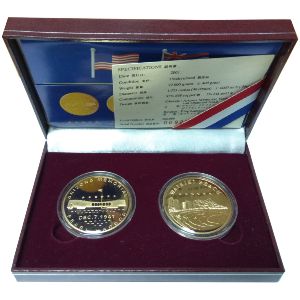 Гавайские острова., Набор жетонов (2001 г.)