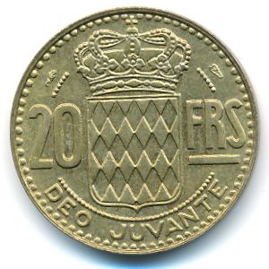 Монако, 20 франков (1951 г.)
