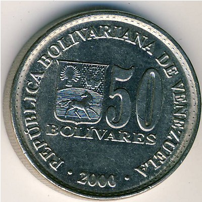Венесуэла, 50 боливар (2000 г.)