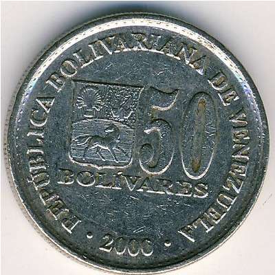 Венесуэла, 50 боливар (2000 г.)