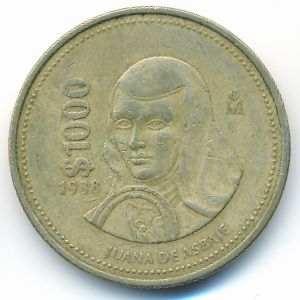 Мексика, 1000 песо (1988 г.)