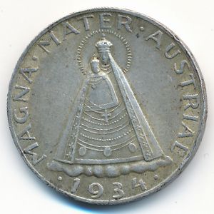 Австрия, 5 шиллингов (1934 г.)