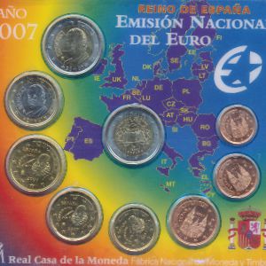 Испания, Набор монет (2007 г.)