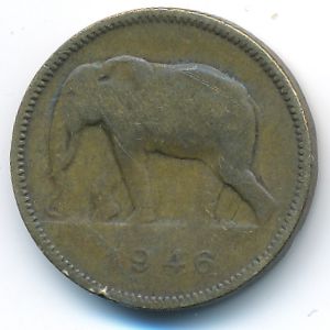 Бельгийское Конго, 2 франка (1946 г.)