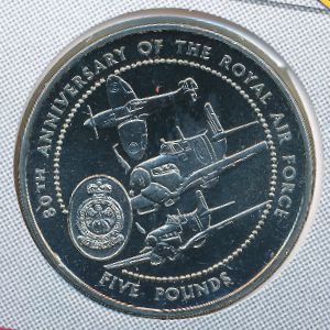 Гернси, 5 фунтов (1998 г.)