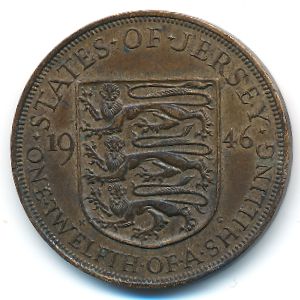 Джерси, 1/12 шиллинга (1946 г.)