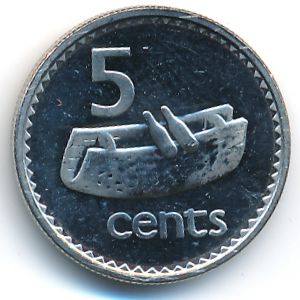 Фиджи, 5 центов (2006 г.)