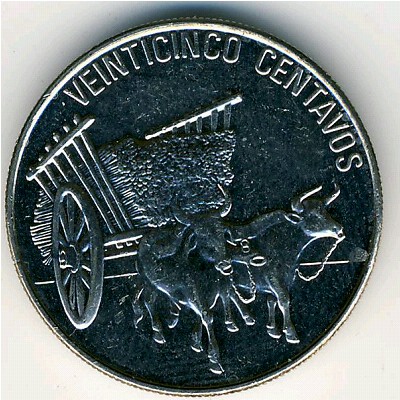 Доминиканская республика, 25 сентаво (1989–1991 г.)