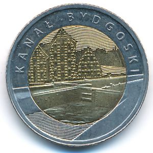 Poland, 5 zlotych, 2015