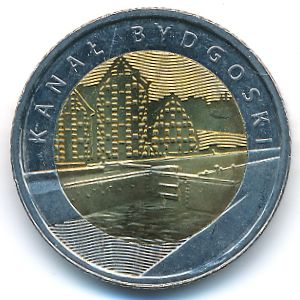 Poland, 5 zlotych, 2015