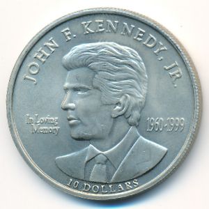 Liberia, 10 dollars, 2000