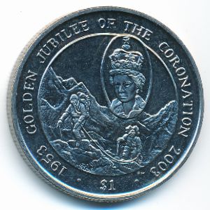 Виргинские острова, 1 доллар (2003 г.)
