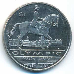 Виргинские острова, 1 доллар (2012 г.)