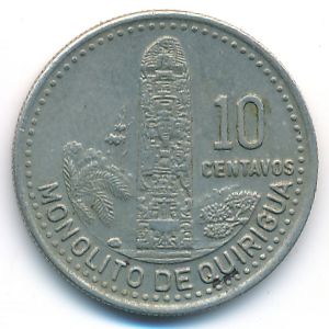 Гватемала, 10 сентаво (1987 г.)