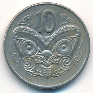 Новая Зеландия, 10 центов (1978 г.)