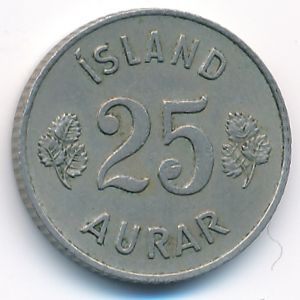 Исландия, 25 эйре (1959 г.)