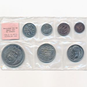 Новая Зеландия, Набор монет (1972 г.)