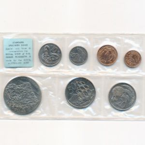 Новая Зеландия, Набор монет (1970 г.)