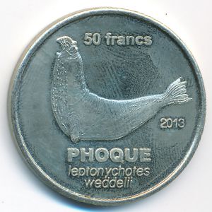 Saint Paul Island., 50 francs, 2013