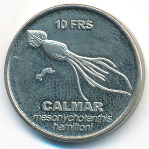 Острова Кергелен., 10 франков (2011 г.)