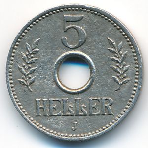 Немецкая Африка, 5 геллеров (1914 г.)