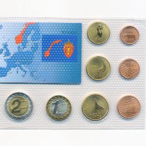 Норвегия., Набор монет (2004 г.)