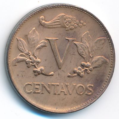 Колумбия, 5 сентаво (1970 г.)