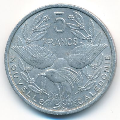 Новая Каледония, 5 франков (1952 г.)