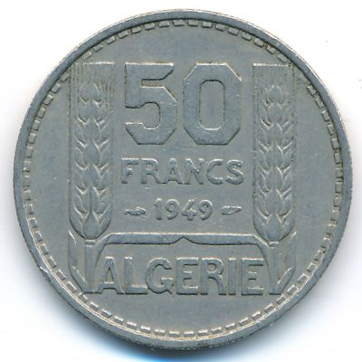 Алжир, 50 франков (1949 г.)