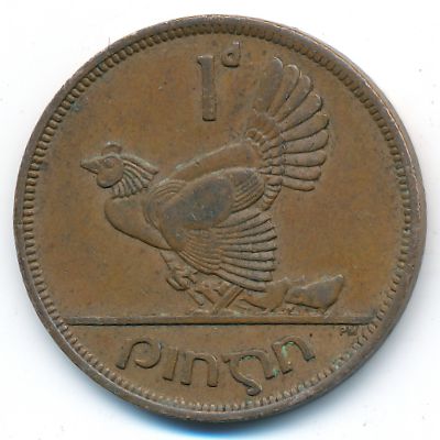 Ireland, 1 penny, 1943