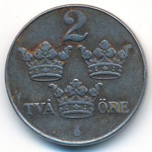 Швеция, 2 эре (1950 г.)