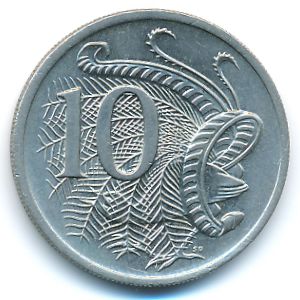 Australia, 10 cents, 1980