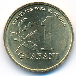 Paraguay, 1 guarani, 1993