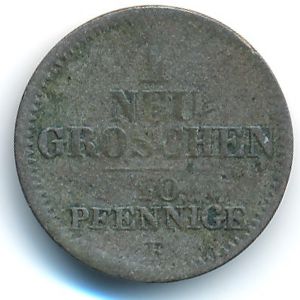Саксония, 1 новый грош (1849 г.)