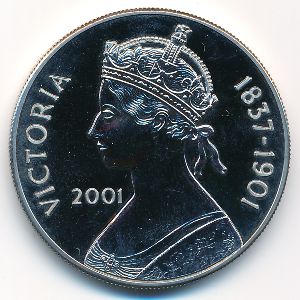 Остров Вознесения, 50 пенсов (2001 г.)