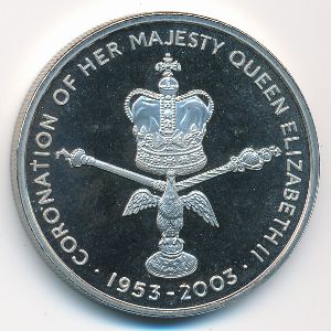 Остров Вознесения, 50 пенсов (2003 г.)