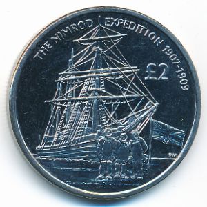 Южная Джорджия и Южные Сэндвичевы острова, 2 фунта (2009 г.)