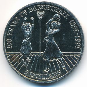 Ниуэ, 5 долларов (1991 г.)