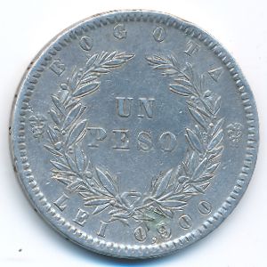 Колумбия, 1 песо (1855 г.)