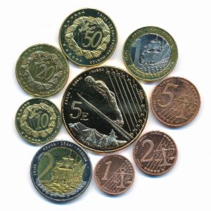 Андорра., Набор монет (2003 г.)