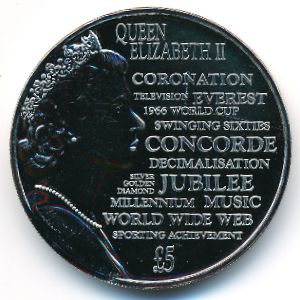 Guernsey, 5 pounds, 2015