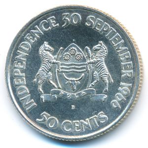 Ботсвана, 50 центов (1966 г.)
